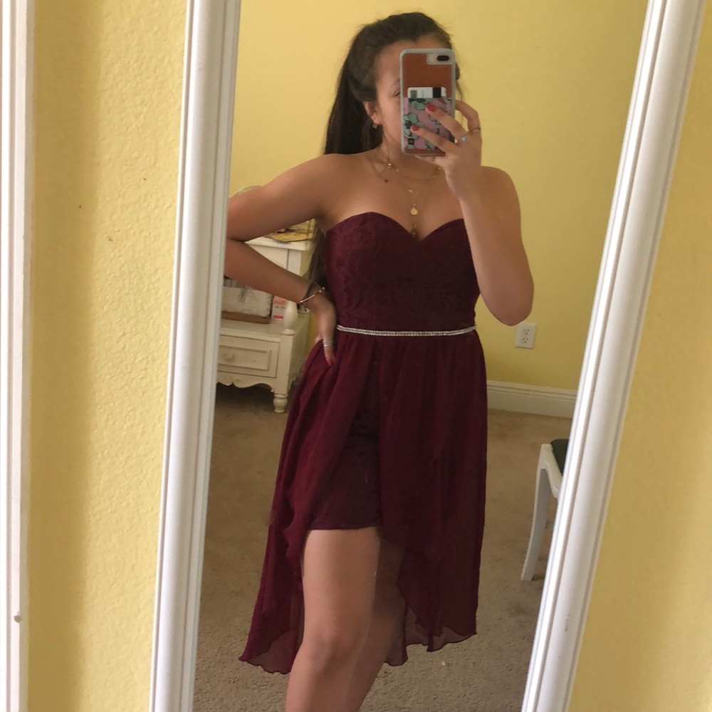 Strapless Hoco/Formal Dress